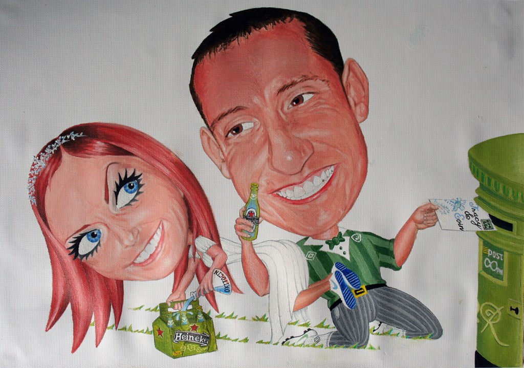 Tracy & Eoin finished